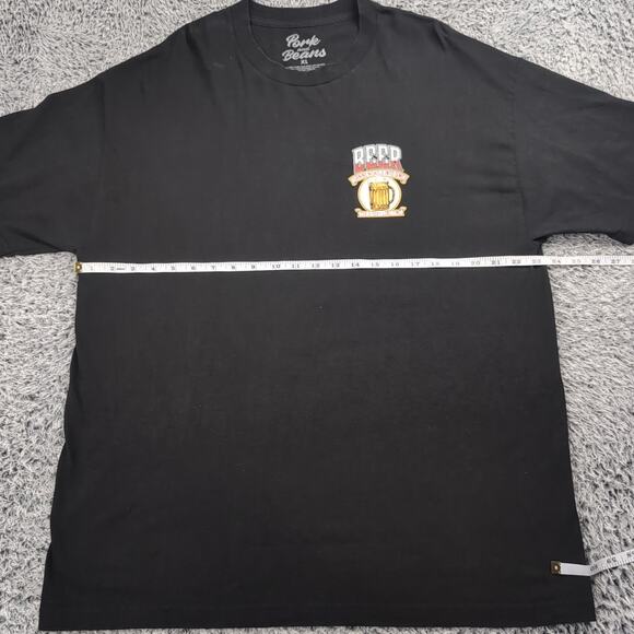 Pork and Beans Shirt Adult Extra Large Black Funny Beer Turning Nickels to Dimes - Picture 3 of 6